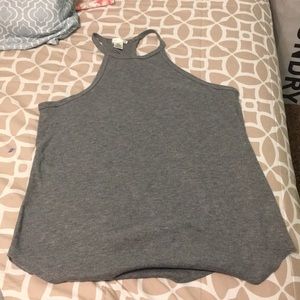 BOZZOLO GRAY HALTER TANK